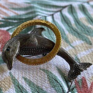 LE Dolphin brooch